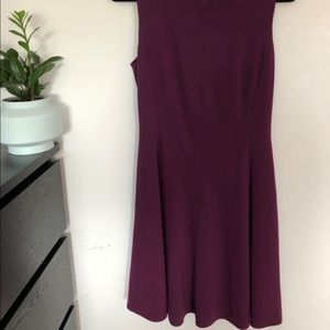 Judith & Charles Aubergine A frame Dress